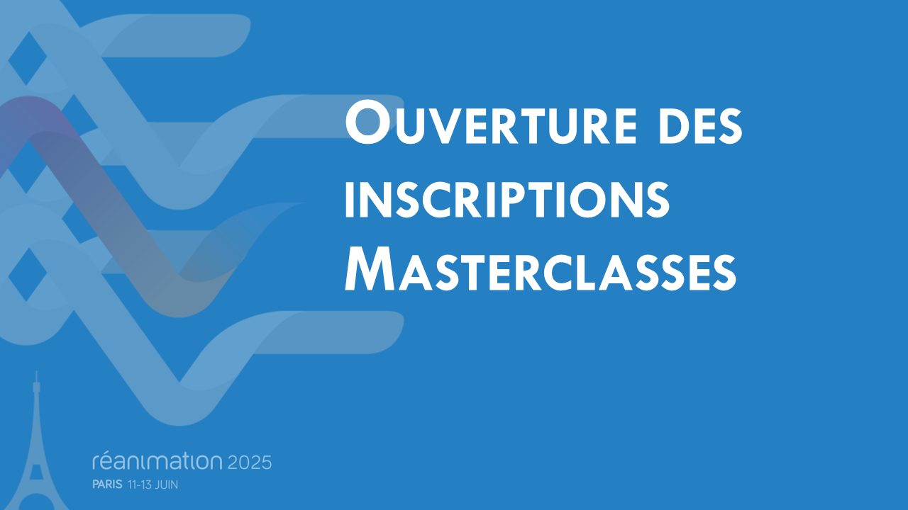 Ouverture des inscriptions aux Masterclasses
